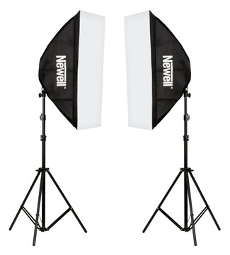 Newell 2x Softbox LED Zestaw Oświetlenie Ciągłe