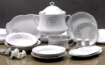 694 BULIONÓWKA 400 ml SPODEK 16 cm KAMELIA CHODZIEŻ MALCER PORCELANA 12/24