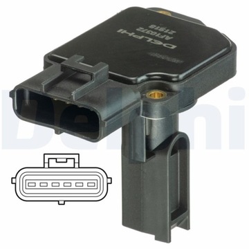 DELPHI AF10372-12B1 VÁHA VZDUCHU HMOTA VZDUCHU