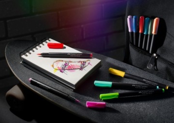 FABER-CASTELL Маркеры, фломастеры, ручки-кисти, НАБОР 20 цветов