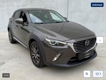 Mazda CX-3 Crossover 2.0 SKY-G i-ELOOP 150KM 2016 MAZDA CX-3 SKY PASSION! Super stan!
