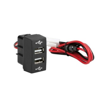 ŁADOWARKA MONTAŻOWA ZASILACZ USB MERCEDES ACTROS MP4 DEDYKOWANA 12V 24V TIR