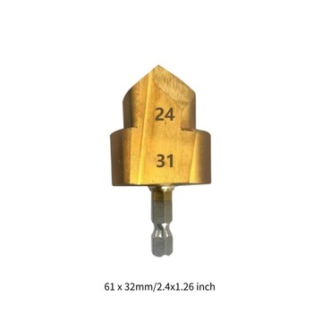 Wiertło stopniowane Ppr Łatwa instalacja Instalacja hydrauliczna 32 mm