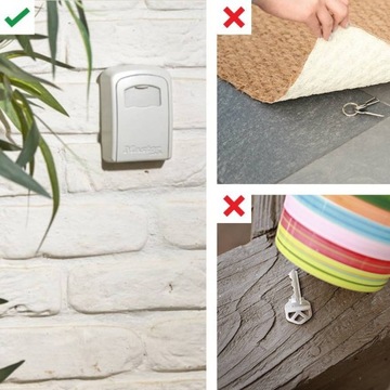 Белый ящик для ключей с кодом Masterlock 5401 EURD CRM