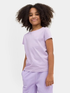 KOSZULKA DZIEWCZĘCA 4F T-SHIRT BAWEŁNA 128