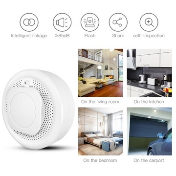4x детектор дыма Smart ZigBee