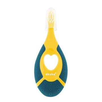 AKUKU ДЕТСКАЯ ЗУБНАЯ ЩЕТКА СИЛИКОНОВАЯ A0158