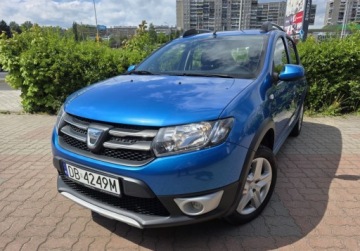 Dacia Sandero II Hatchback 5d TCe  90KM 2014 Dacia Sandero Stepway Bezwypadkowa - Nawigacja - Tempomat - Zarejestrowana