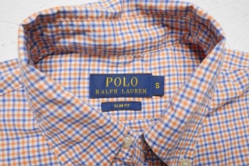 Ralph Lauren Polo slim fit button down koszula męska krata S