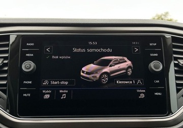 Volkswagen T-Roc I SUV 1.5 TSI ACT 150KM 2018 Volkswagen T-Roc Advance, ACC, Czujniki parkowania, Asystenci, Serwisowany, zdjęcie 27