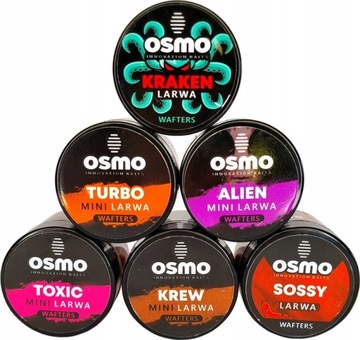Zestaw 6x OSMO Mini Larwa Wafters KRAKEN TURBO ALIEN TOXIC KREW SOSSY