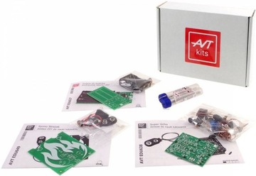Zestaw 3 kitów DIY do nauki lutowania, AVTEDUBOX3