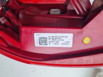 Audi A6 C7 ЗАДНИЕ ФОНАРИ LED 4G9945096B 4G9945095B 4G9945094B 4G9945093B KPL