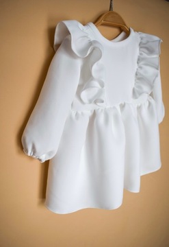 Sukienka do Chrztu Na Chrzest 80 Polski Handmade