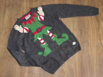 ELF sweter świąteczny L