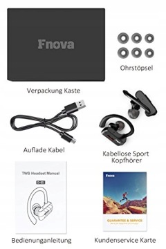 PP933 Fnova IPX7 спортивные Bluetooth-наушники