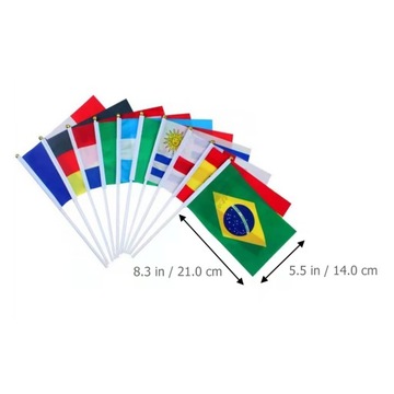 ДЕКОРАТИВНЫЕ ФЛАГИ ФУТБОЛЬНЫЕ УКРАШЕНИЯ МАЛЕНЬКАЯ КЛЮШКА