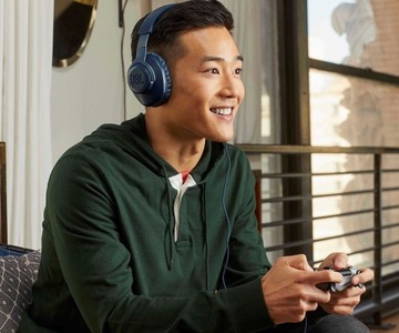 НАУШНИКИ с микрофоном JBL QUANTUM 100 BLUE