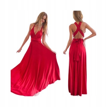 Lato Moda Sexy Otwarty Tył Wiszący Neck Sukienka
