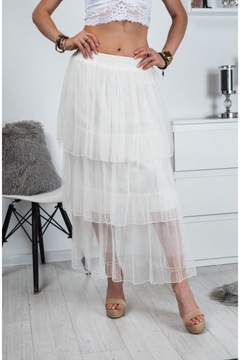 ELEGANCKA ZWIEWNA SPÓDNICA MAXI PATRICA! WZ.1