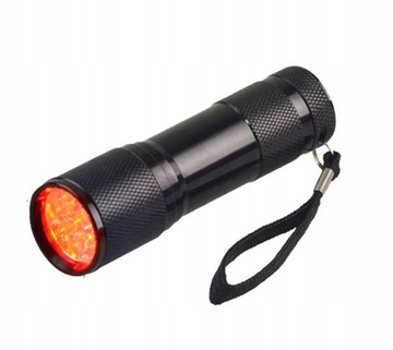 Latarka czerwone światło Pszczelarstwo 9 LED 670nM