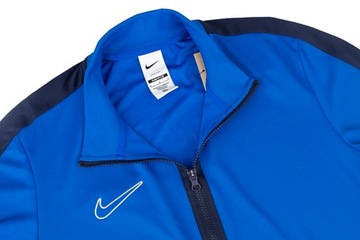 Bluza Męska NIKE Rozpinana Sportowa Dresowa Logo SWOOSH Niebieska roz.M