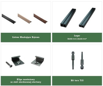 Deska Elewacyjna Kompozytowa LIDERWOOD | Amber 2,9m | panele ścienne WPC