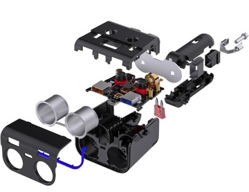 Splitter Branch 2 Sockets USB Легкое быстрое зарядное устройство QC PD
