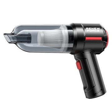 Беспроводной автомобильный пылесос с ручным фильтром Hepa МОЩНЫЙ 120 Вт + насадки