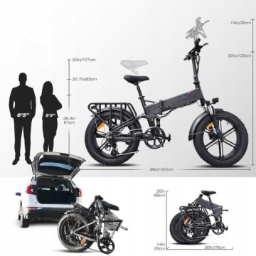 Электровелосипед Engwe ENGINE PRO черный