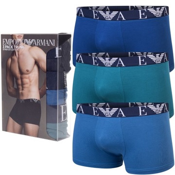 EMPORIO ARMANI EA EA7 BOKSERKI 3Pack M MĘSKIE PREZENT