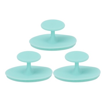 3pcs facial cleansing brush soft silicone facial cleansing brush for exfoli