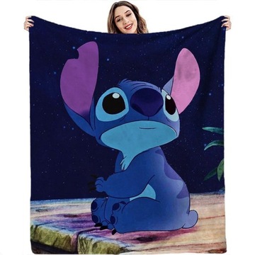 Nowy kocyk flanelowy Stitch