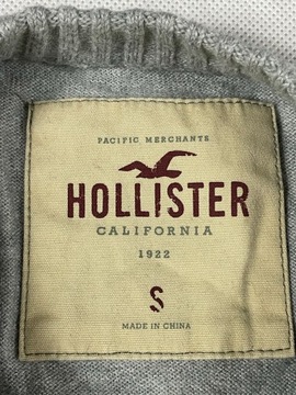 Hollister sweterek męski v-neck logo unikat S M