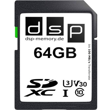 DSP KARTA PAMIĘCI SD SDXC 64 GB U3 V30 C10 UHS-I