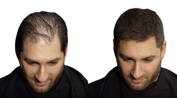 Микроволокна Jamie Stevens для утолщения волос и маскировки облысения из Великобритании