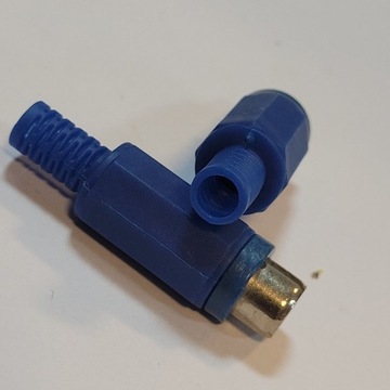 Gniazdo sieciowe cinch niebieskie GN-054