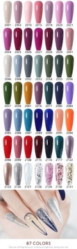 NAILCO 15 мл прозрачный нюдовый цветной желейный гель-лак для ногтей розовый красный Na