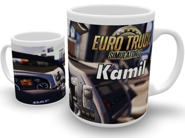 KUBEK Euro Truck Simulator + IMIĘ GRATIS PREZENT