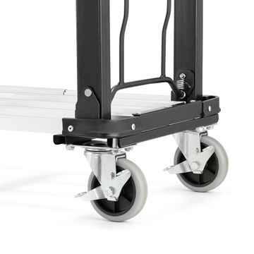 Алюминиевая складная тележка-платформа для складских перевозок ВЫШЕ 150 кг.