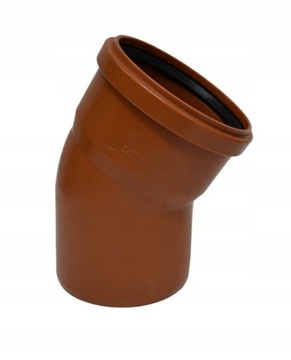 Kolano kanalizacyjne zewnętrzne PVC 250/30