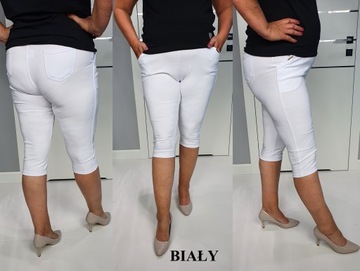 Капри, гладкие, гибкие, легкие и летние РАЗНЫЕ ЦВЕТА 5/6XL (50)