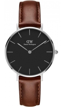 Elegancki zegarek damski Daniel Wellington brązowy pasek