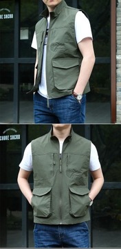 Весенняя и осенняя верхняя одежда с множеством карманов Fi