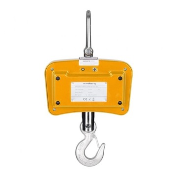 Промышленные весы-крючки для дистанционного управления, желтые, емкость 1 т