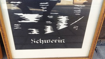 Картины, вырезанные ножницами Scherenschnitte.