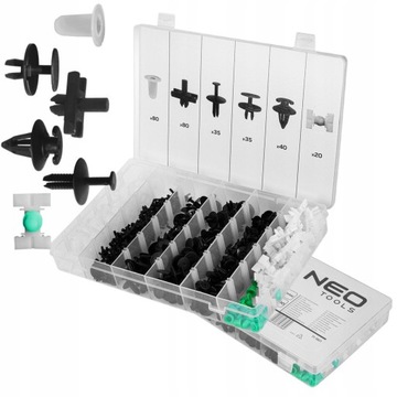 НАБОР АВТОМОБИЛЬНЫХ ЗАЖИМОВ NEO SET ДЛЯ BMW 290 ШТ. ОРГАНАЙЗЕР 11-961