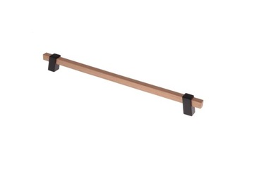 Uchwyt meblowy SCHWINN 2Z324 drewniany 320 CZARNY
