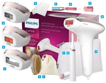 PHILIPS LUMEA BRI923 ЛАЗЕРНАЯ ЭПИЛЯЦИЯ +3 ВНИМАНИЕ ЩЕТКА ДЛЯ ТЕЛА ТРИМЕР