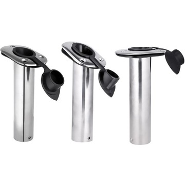 Трубка держателя удочки для морской лодки из нержавеющей стали, трубка 15/30/90 градусов, 15 градусов